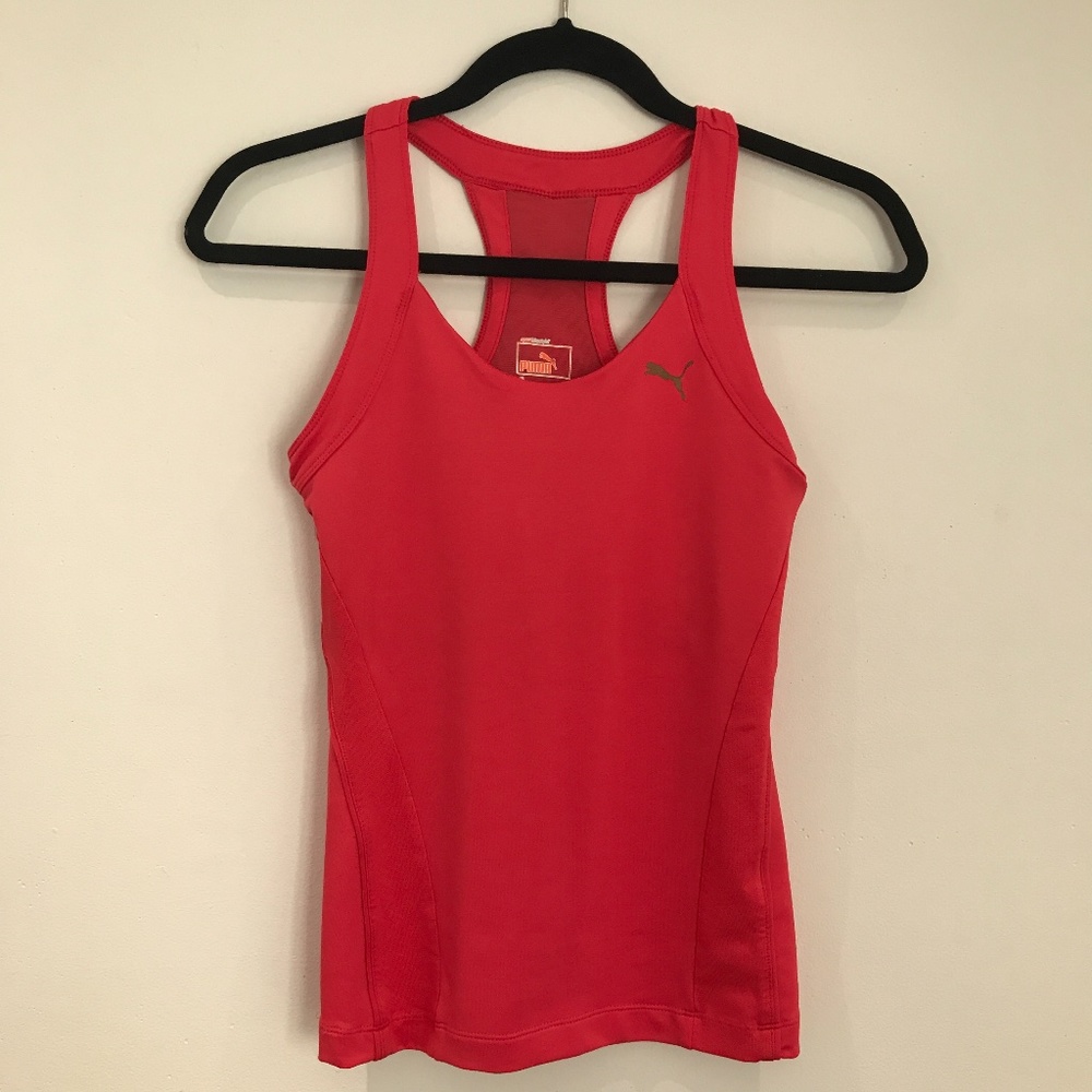 Puma pink sports top
